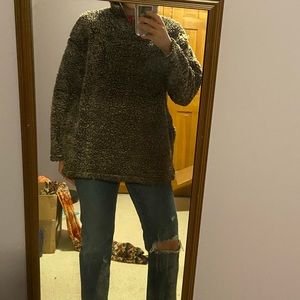 Cozy Sherpa Zip-Up Pullover